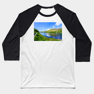 Panoramic view over Buttermere in England's Lake District Baseball T-Shirt